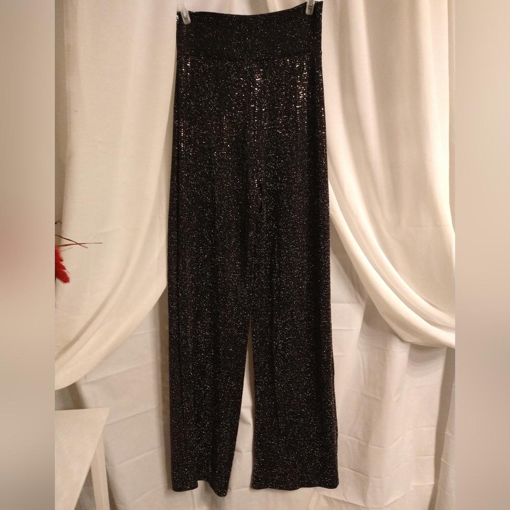 sparkle wide leg pant
